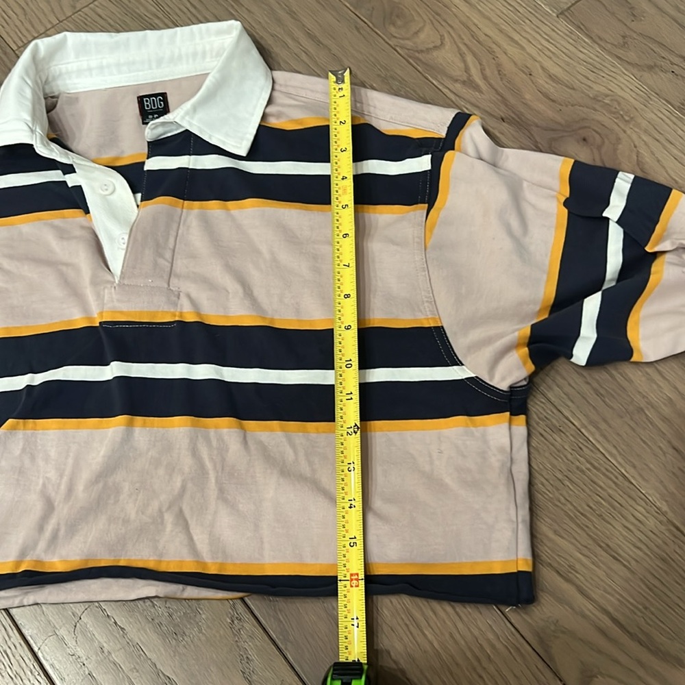 Urban outfitters crop rugby shirt, size s, NWOT - Picture 3 of 5